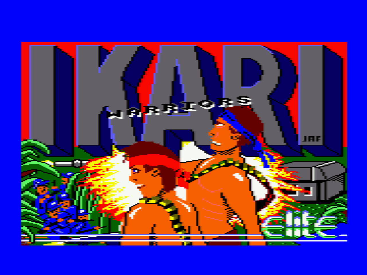 Ikari Warriors für den Schneider CPC von Elite Systems erschien 1986. (Bild: Michael Behr)