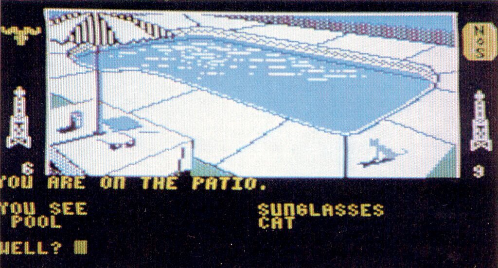 Das C64-Spiel The Dallas Quest von Datasoft verlängert den TV-Erfolg der Ewings in die Heimcomputerwelt. (Bild: Vogel-Verlag)