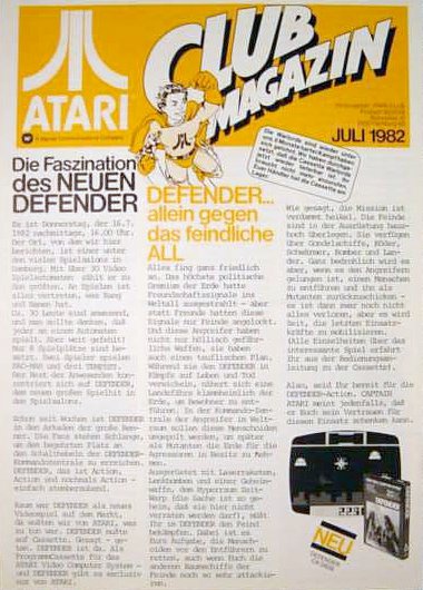 Ausgabe vom Juli 1982. (Bild: Atari)