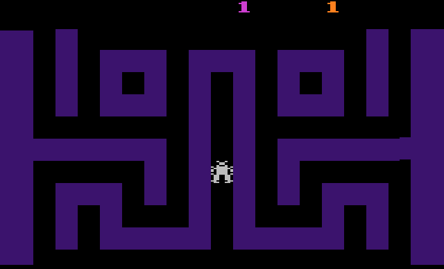 Das 1982 veröffentlichte Mines of Minos war ein Labyrinth-Titel, bei dem der Spieler einen Roboter in einer verlassenen Mine steuerte. (Bild: CommaVid)