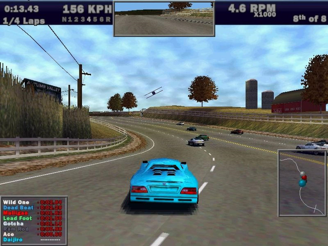 Need for Speed 3: Mit 8 menschlichen Spielern gleichzeitig im selben Raum ging die Post ab. (Bild: Electronic Arts)