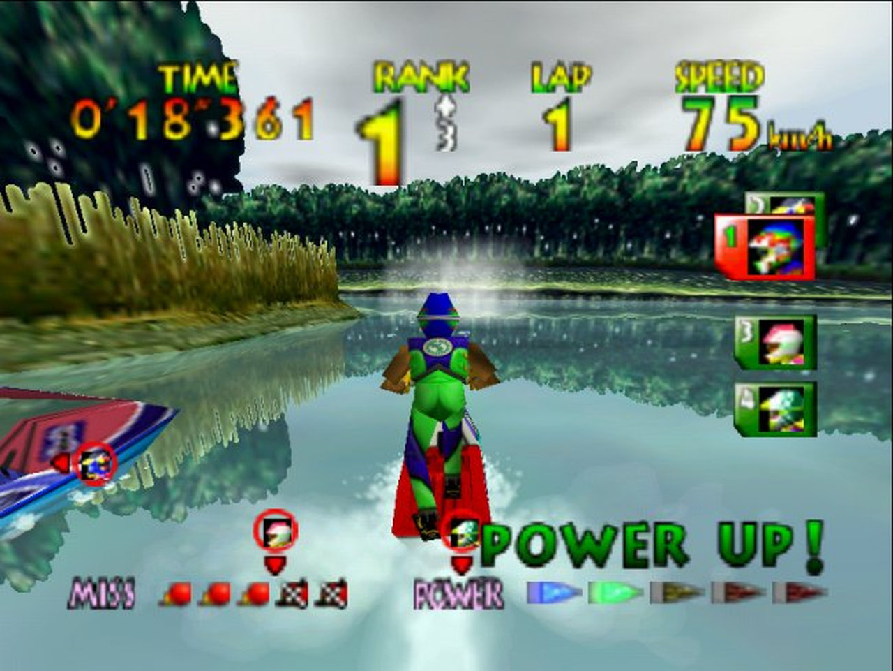 Wenn ich die gelungene Wasserspiegelung sehe (das Spiel stammt immerhin aus 1996) hätte ich große Lust es wieder einmal zu spielen. (BIld: Nintendo)