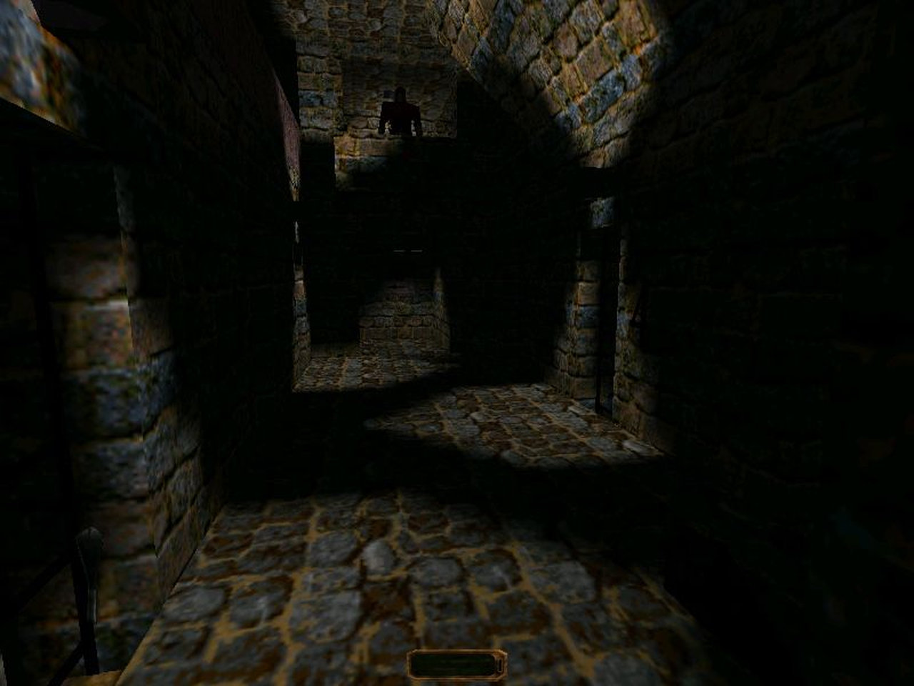 Das erste Thief. Stilles Anschleichen war ungewohnt für Quake-Gamer wie mich. Im Schatten hat sich unser Protagonist besonders wohlgefühlt. (Bild: Eidos)
