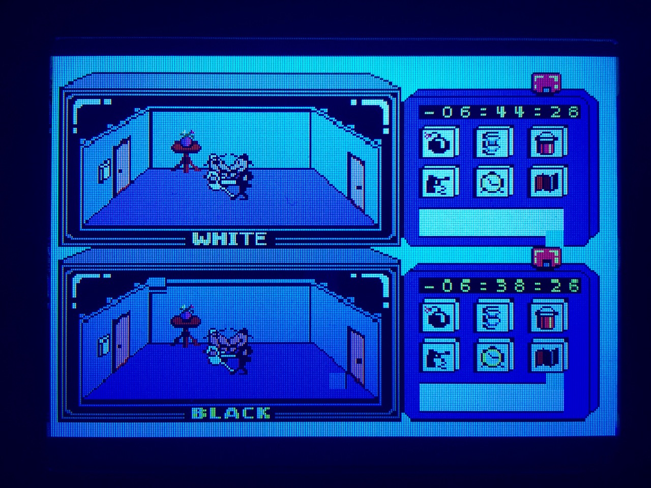 Screenshot von Spy vs Spy auf dem Game Gear mit LCD Mod. (Bild: André Eymann)