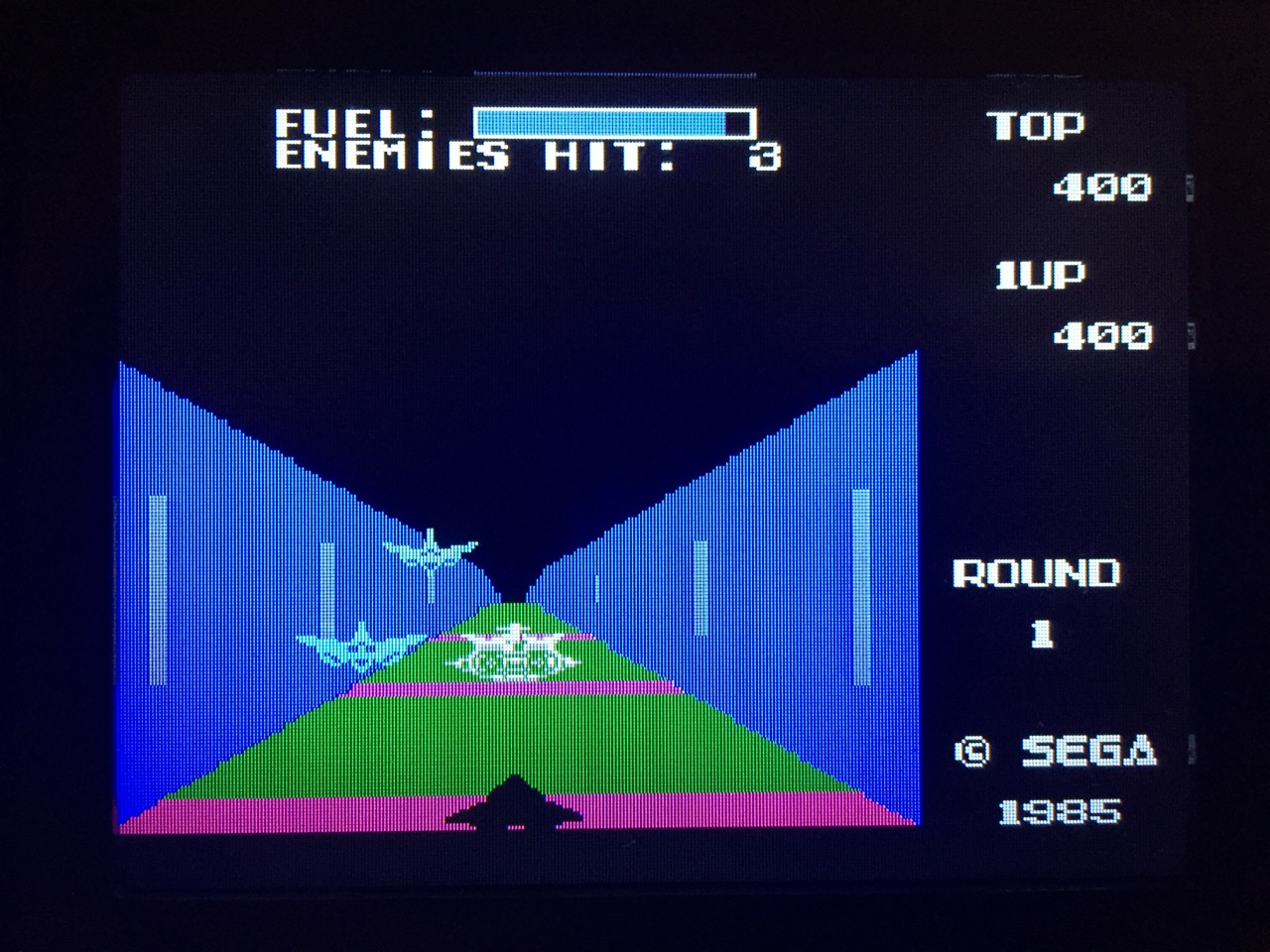 Screenshot von Zoom 909 auf dem Game Gear mit LCD Mod. (Bild: André Eymann)