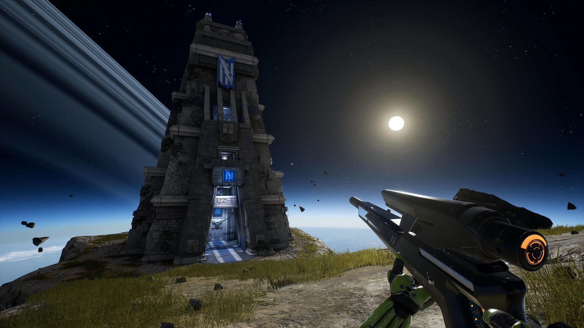 Unreal Tournament verlegt die Schauplätze in den Kosmos, fantasievolle Burgen oder Fantasiewelten. (Bild: Epic)