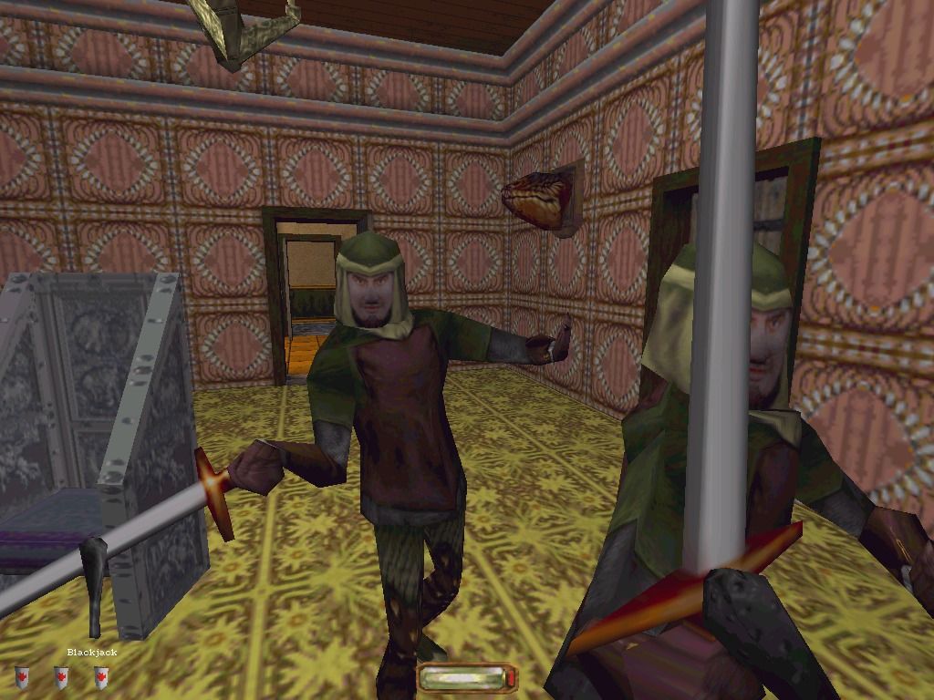 Eine typische Szene aus Thief 1. Urteilt selbst: Erfüllt Thief die immersive Eigenschaft "Hoher grafischer Detailgrad"? (Bild: Looking Glass Studios)
