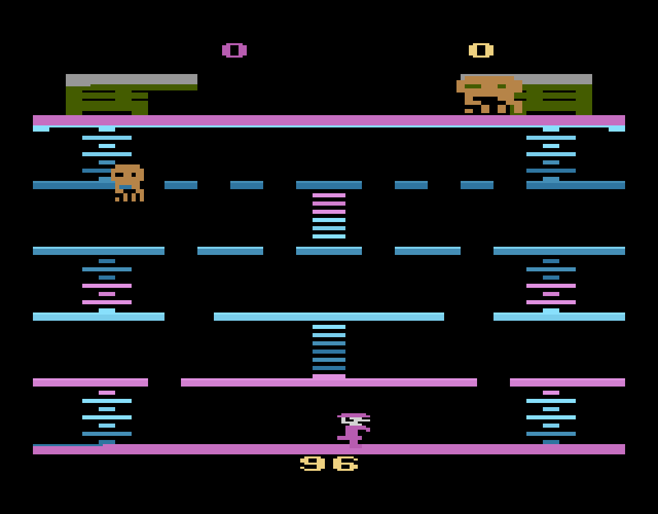 Screenshot von Spider Kong, Goliath, 1983. (Bild: Florian Weber)