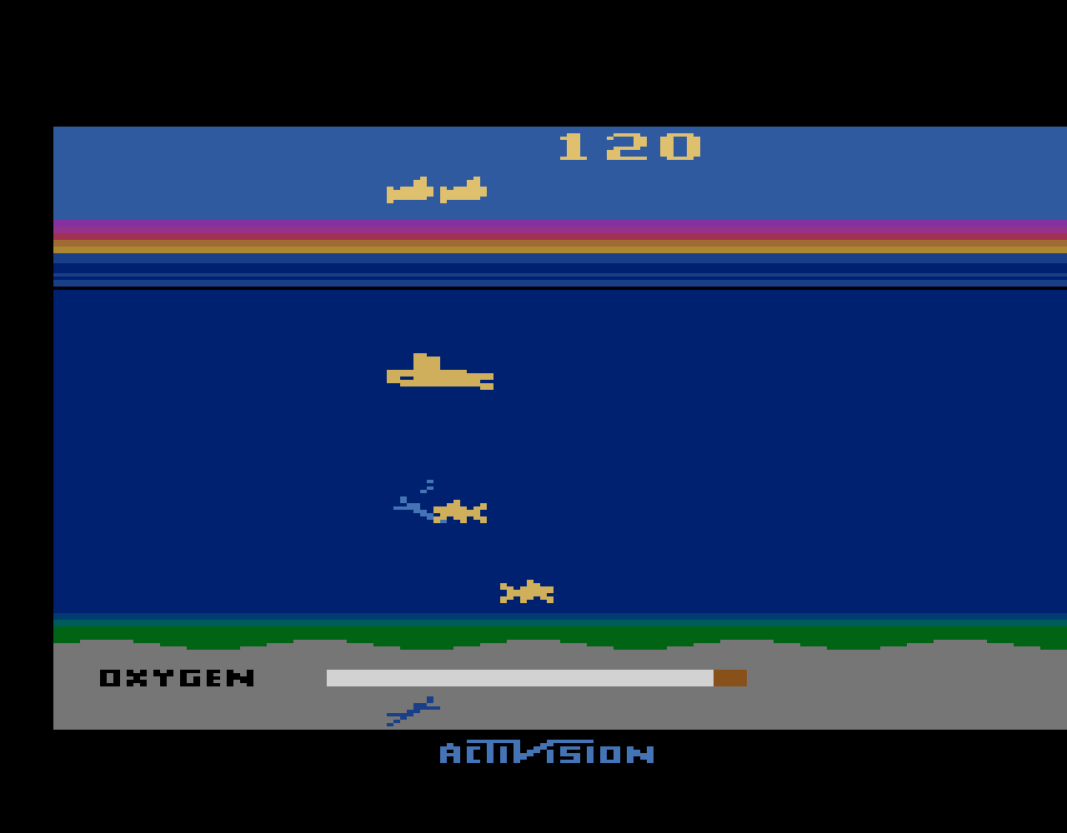 Screenshot von Seaquest, Activision, 1983. (Bild: Florian Weber)