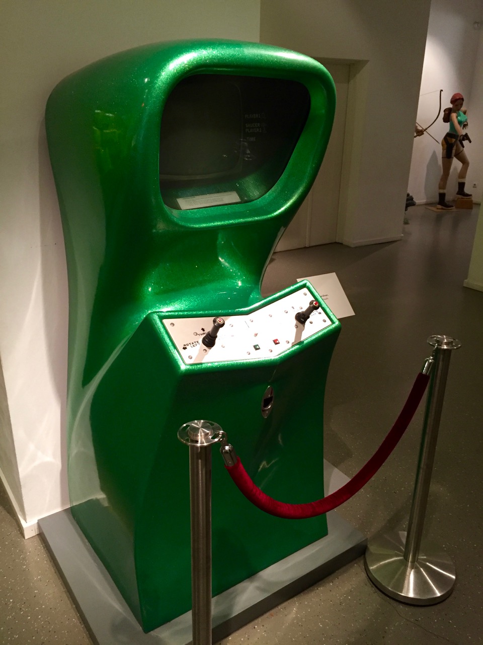 "Computer Space" von Nolan Bushnell war das erste münzbetriebene Arcade-Spiel der Welt. (Bild: André Eymann)