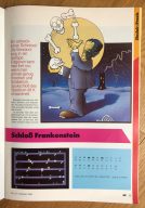 "Schloß Frankenstein" zum Abtippen. Ein Programm für den ZX Spectrum von Oliver Joncker. (Bild: André Eymann)