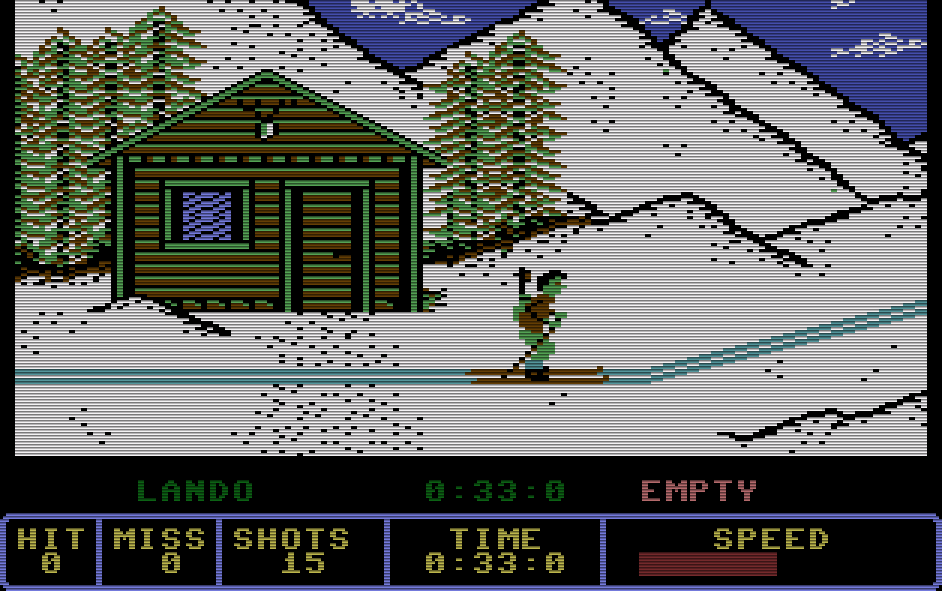 Kingsofts Winter Olympiade von 1986 ist eine erstklassige Umsetzung des Sportthemas auf dem C16. (Bild: Kingsoft)