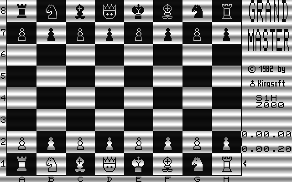 Grandmaster war 1982 das Computerspieledebut von Kingsoft. (Bild: Kingsoft)