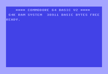 Dieses vertraute Bild hat sich jedem C64-Besitzer eingebrannt. Erkennt jeder sofort, auch nach 30 Jahren. (Bild: Wikipedia)