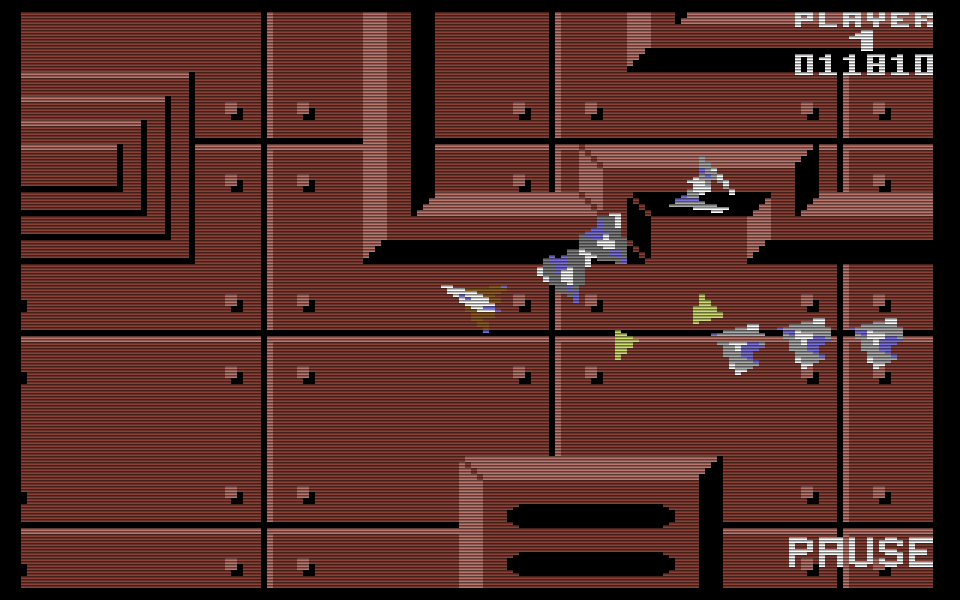 Space Pilot 2 wurde 1985 veröffentlicht und bietet mehr optische Anreize als sein Vorgänger. Alle beweglichen Objekte im Spiel werden durch Sprites dargestellt. (Bild: Kingsoft)