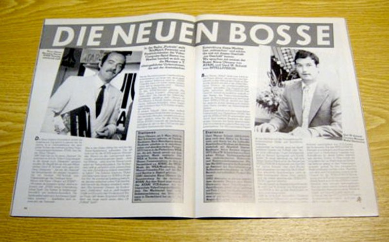 Die neuen Bosse. Ein Artikel über Atari und Intellivision in der Telematch Erstausgabe Januar von 1983. (Bild: Marshall Cavendish)