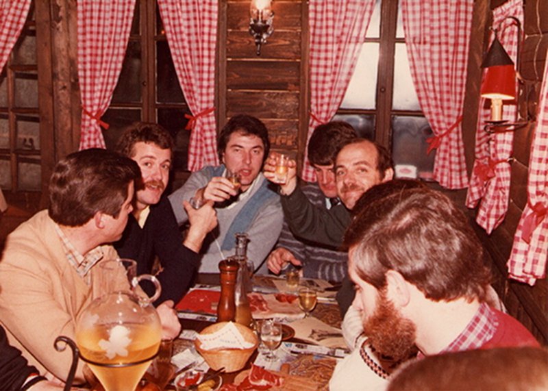 Ein Foto vom Atari International Meeting in Zermatt. Aufgenommen im Winter 1984. (Bild: Klaus Ollmann)