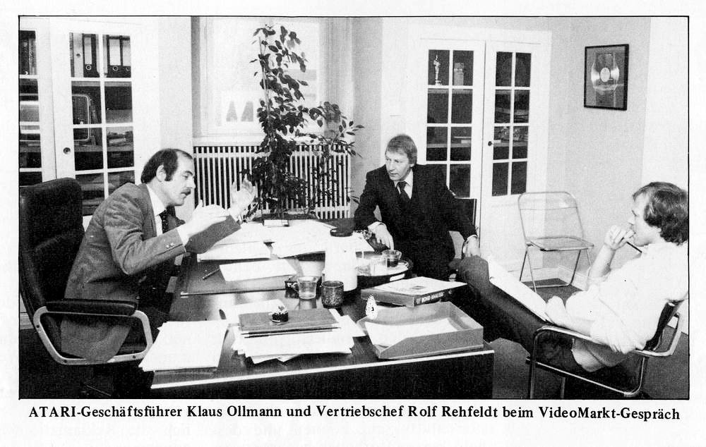 Klaus Ollmann und Rolf Rehfeld zu Zeiten der VideoMarkt 1988. (Bild: Klaus Ollmann)