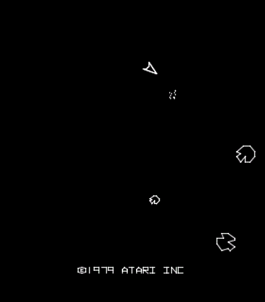 Asteroids von Atari. Mein All-Time-favourite Game! Daran bleibe ich immer wieder hängen. (Bild: Atari)