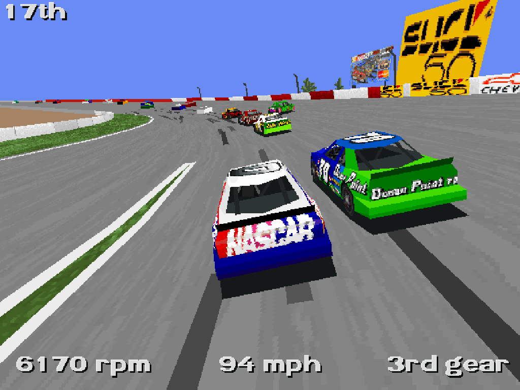 Nascar Racing in SVGA. (Papyrus, 1994)