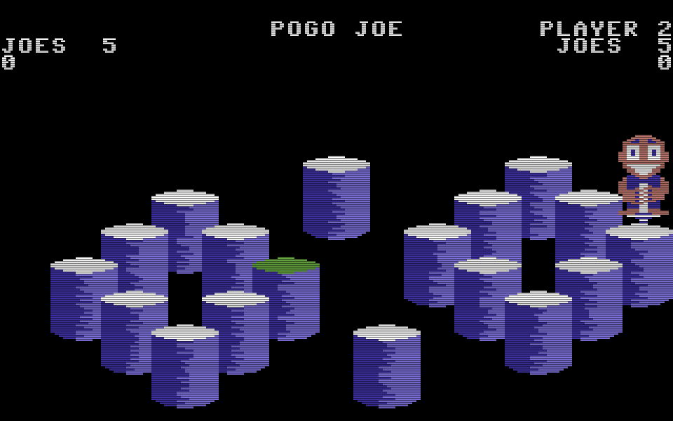 Hüpfen was das Zeug hält: Pogo Joe springt, im Gegensatz zu seinem Vorbild Q*Bert, über Tonnen statt über Quader. (Bild: Screenplay)