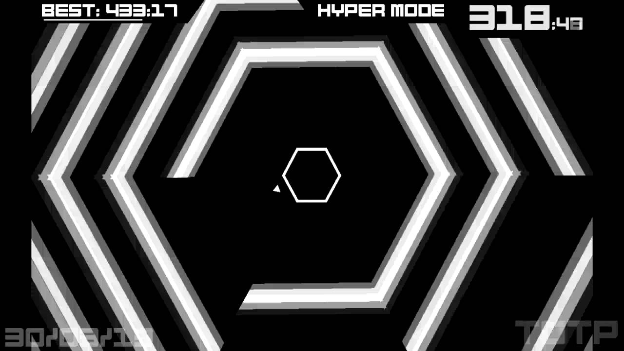 Super Hexagon beeindruckt durch seinen hypnotischen Minimalismus. (Bild: Terry Cavanagh)