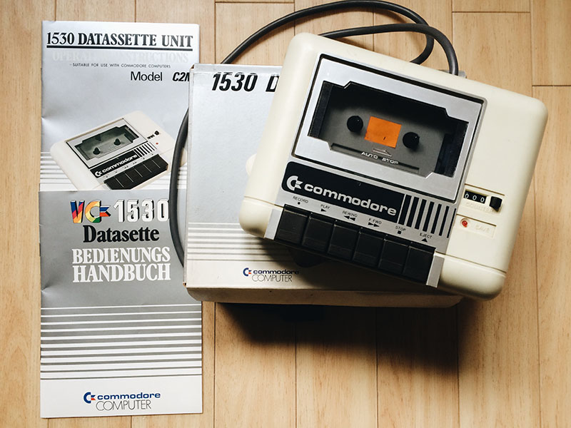 Commodore 1530 C2N Datasette (1983), mint. (Bild: Stefan Vogt)