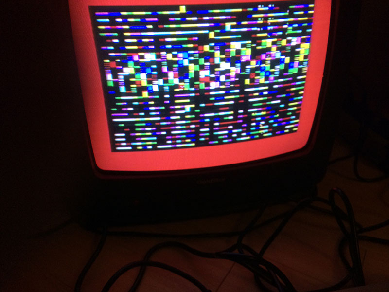 Commodore 64: PLA-Chipfehler. (Bild: Stefan Vogt)