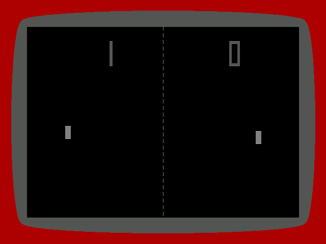 Pong Remake für DOS. (Bild: Selmar)