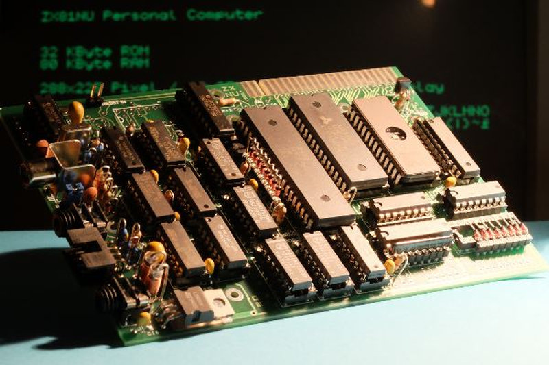 Die Platine des ZX81NU. (Bild: ZX-TEAM)