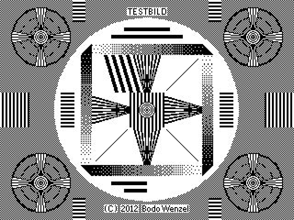 High Resolution Graphic mit dem ZX81. (Bild: Bodo Wenzel)