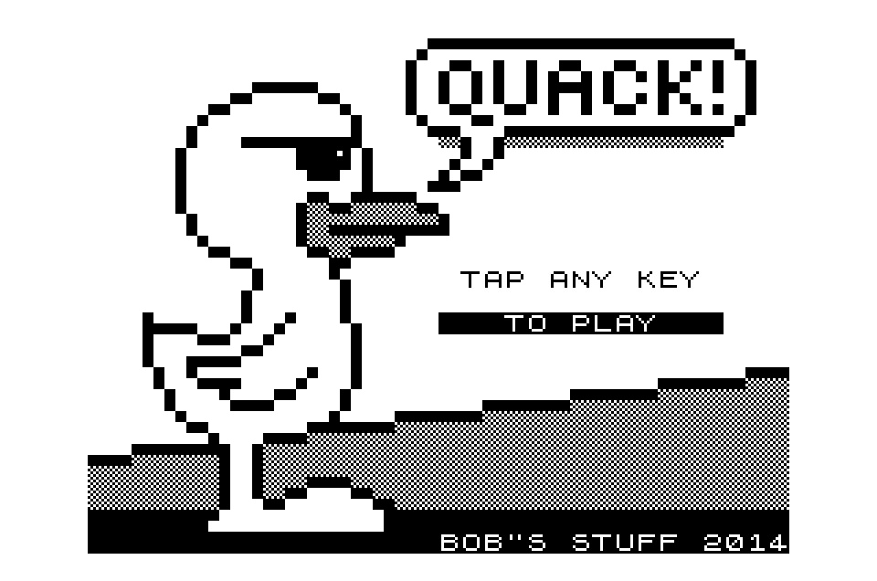 Quack! wurde 2014 von Bob Smith in nur einem Nachmittag programmiert. (Bild: Jens Sommerfeld)