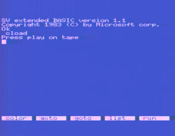 Das Laden eines Programms von Kassette konnte mit dem BASIC-Befehl cload vorgenommen werden. (Bild: Torsten Othmer)