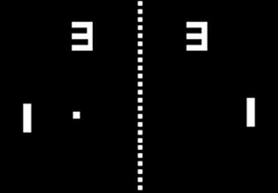 Das Telespiel Pong wurde 1972 von Atari veröffentlicht. (Bild: Atari)