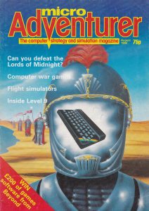 Im Königreich der Presse gibt´s 1984 Game-Hefte für jeden Geschmack, z. B. „micro Adventurer“ für Abenteuer- und Rollenspieler. (Bild: Winnie Forster)