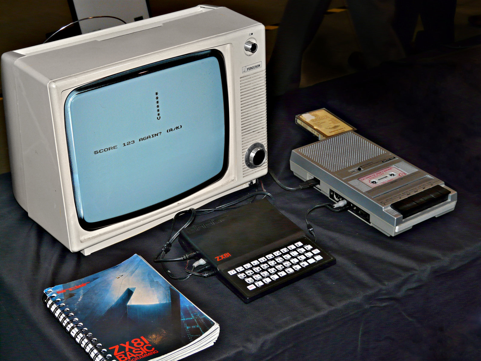 Ein typisches ZX81-Setup 1982. (Bild: Mike Cattell)