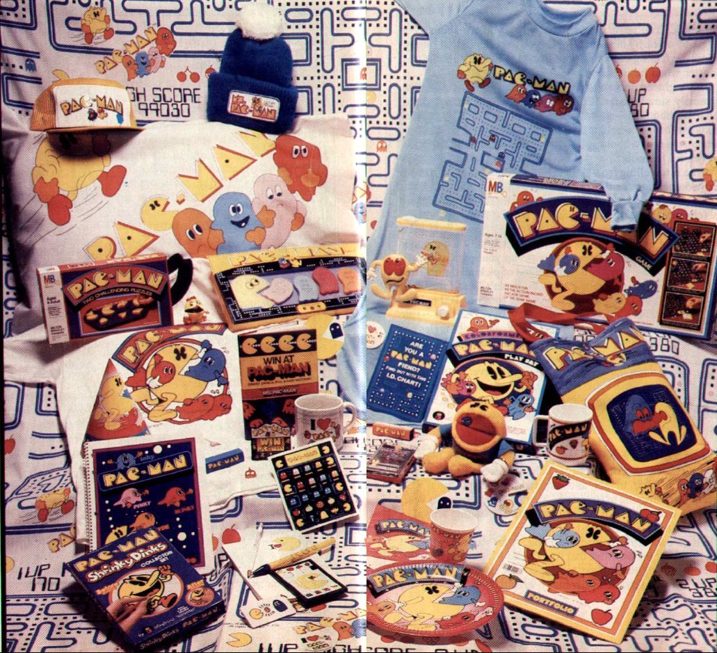 Pac-Man Produkte von 1983. (Bild: Twitter)