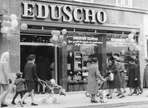 Die erste Eduscho-Filiale in Wien, 1970. (Quelle: blog.tchibo.at)