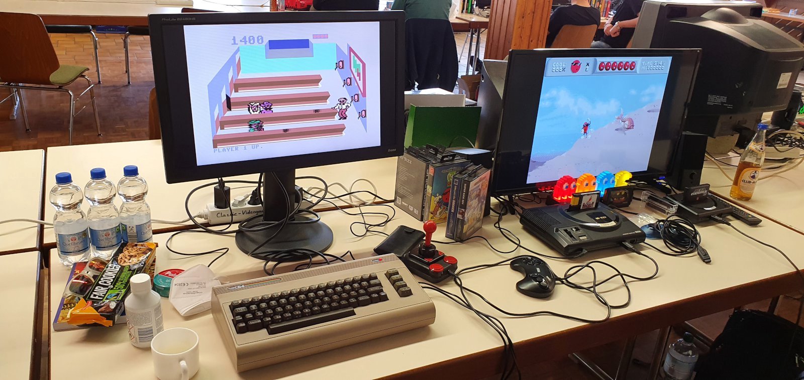 Tapper -C64- und Cool Spot - Mega Drive (Quelle: Eigenes Foto)