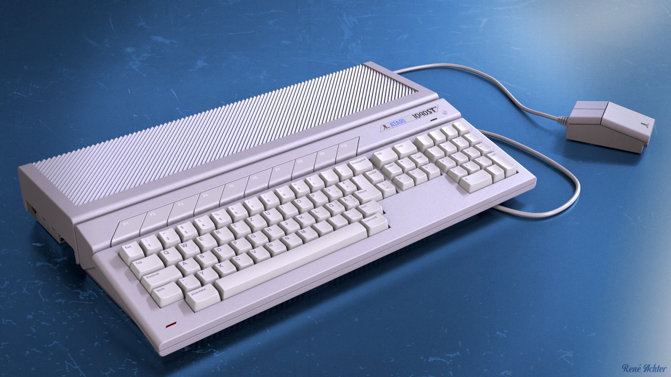 Der Atari 1040 ST von 1986. (Bild: René Achter)
