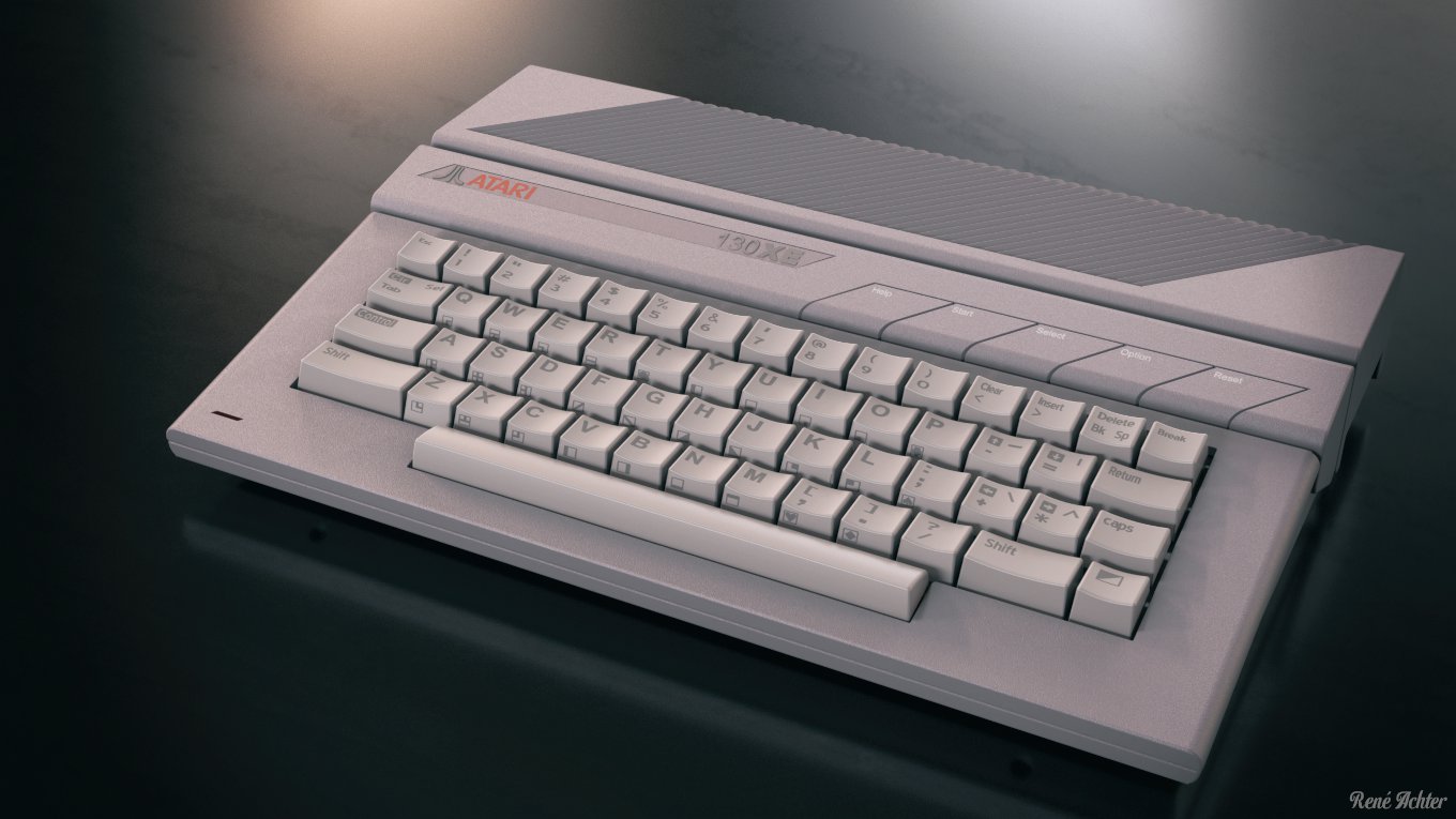 Der Atari 130 XE von 1985. (Bild: René Achter)