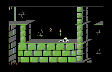 Prince of Persia. Kampf gegen ein Skelett
