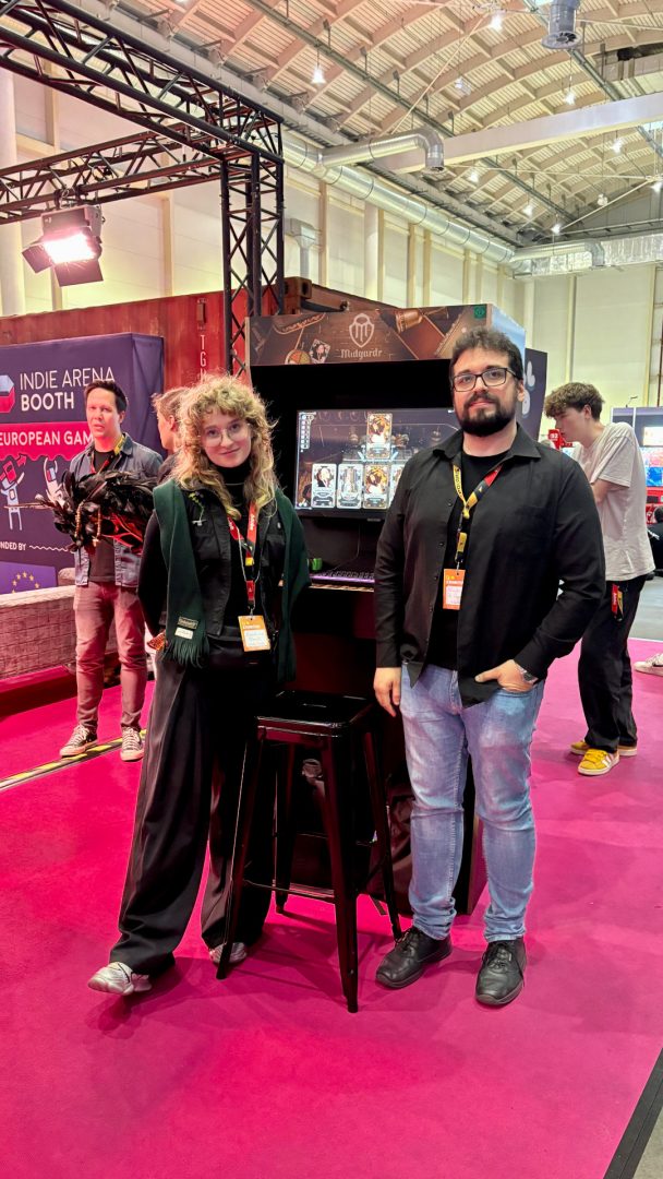 Carolina Ronchi und Niccolò Andrea De Angelis von Holy Radish auf der Polaris 2025