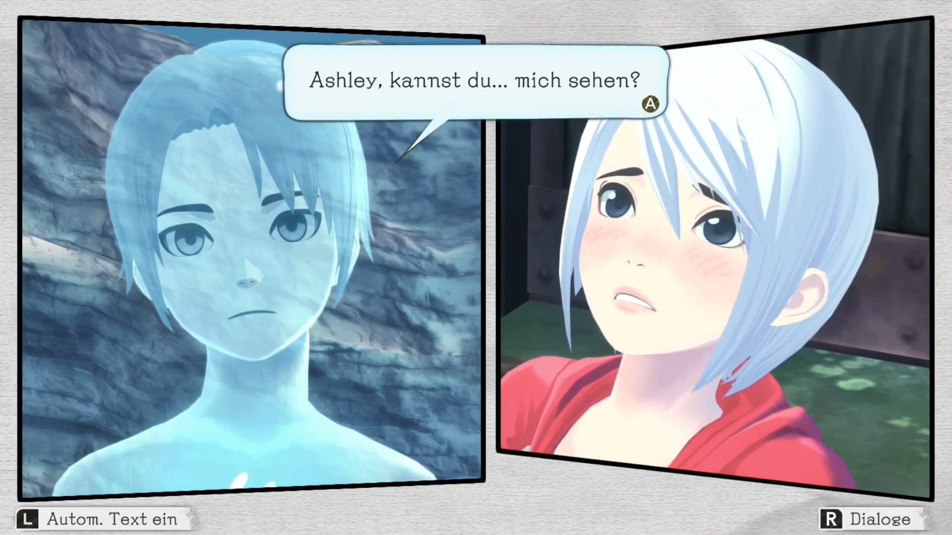 Bild von Ashley, wie sie D zum ersten Mal sieht